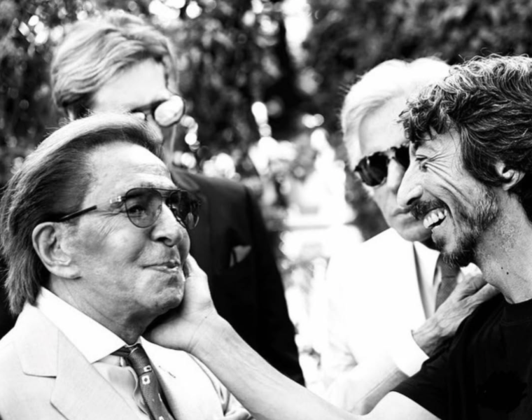 Los diseñadores despiden a Valentino Garavani